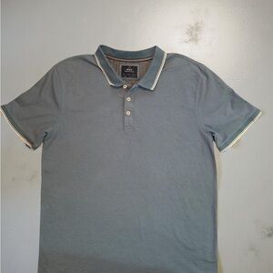MBX Premium Goods large Short Sleeve Polo Men’s teal Shirt 100% Cotton